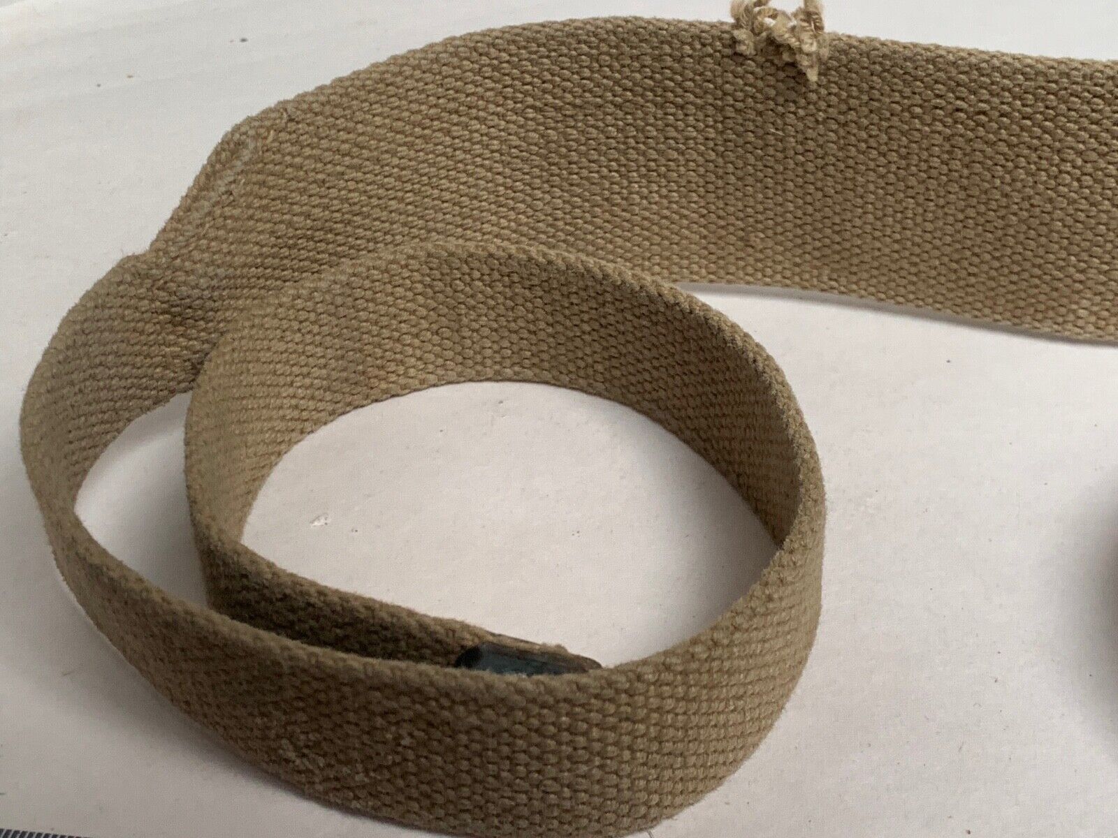 Original WW2 British Army 37 Pattern Shoulder Strap - NORMAL - M.W&S 1942 - The Militaria Shop
