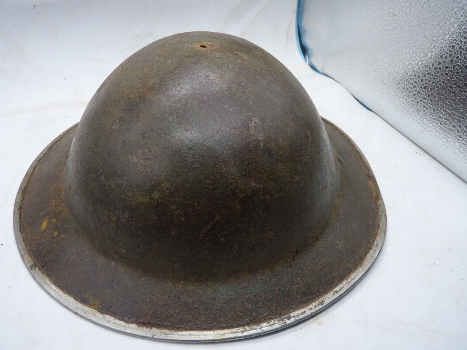 Original WW2 British Style South African Mk2 Army Combat Helmet - The Militaria Shop