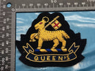 British Army Bullion Embroidered Blazer Badge - Queen's West Surrey Royal R - The Militaria Shop
