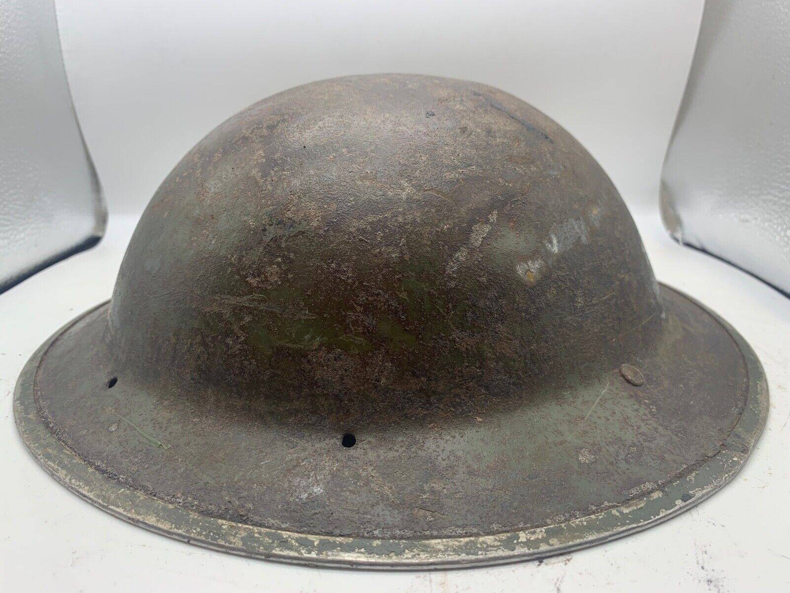 Original WW2 South African Army Mk2 Brodie Helmet - British Style Combat Helmet - The Militaria Shop