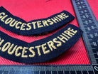 Original WW2 British Home Front Civil Defence Gloucestershire Shoulder Titles - The Militaria Shop