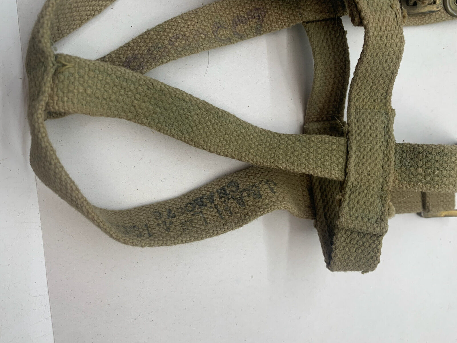 Genuine British Army Water Bottle Webbing Carrier / Harness - The Militaria Shop
