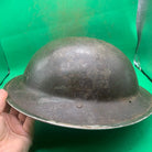 Original WW2 South African Army Mk2 Brodie Helmet - British Style Combat Helmet - The Militaria Shop