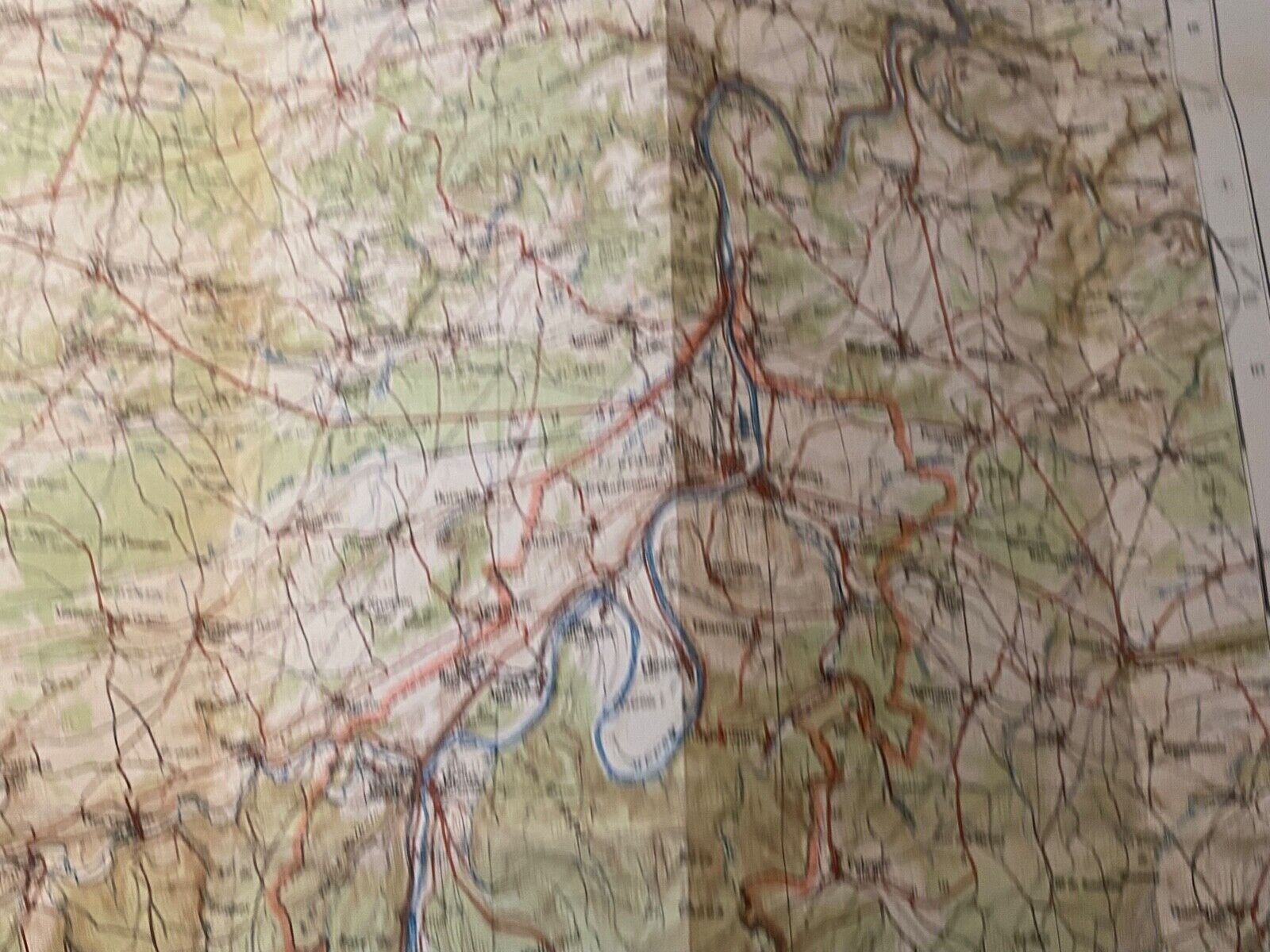 WW1 Era British Army General Staff Map of NAMUR in Belgium. Original Map - The Militaria Shop