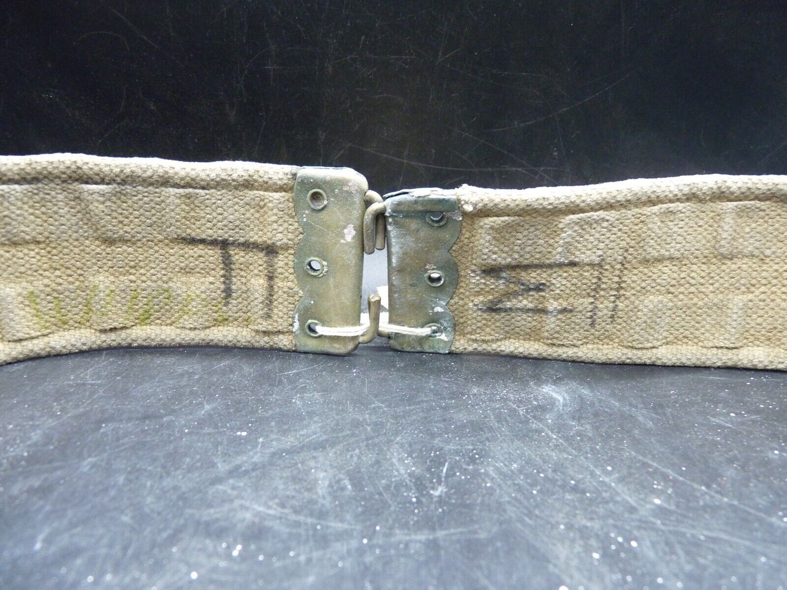 Original British Army / RAF Webbing Belt - WW2 37 Pattern - 40 Inch Waist Max - The Militaria Shop