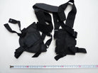 Black Canvass Pistol Shoulder Holster & Mag Pouches - The Militaria Shop