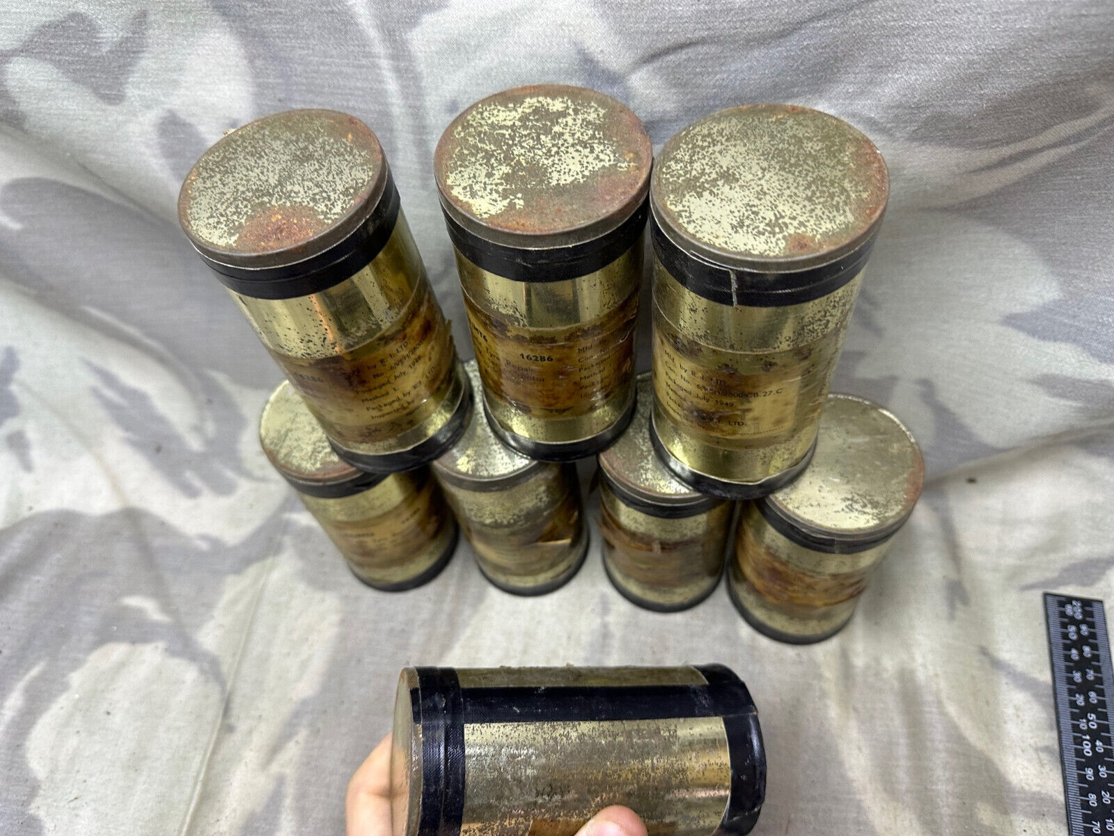 Orignal British Army Tyre Puncture Repair Kit - Lorry, Jeep, Bike - WW2 Pattern - The Militaria Shop