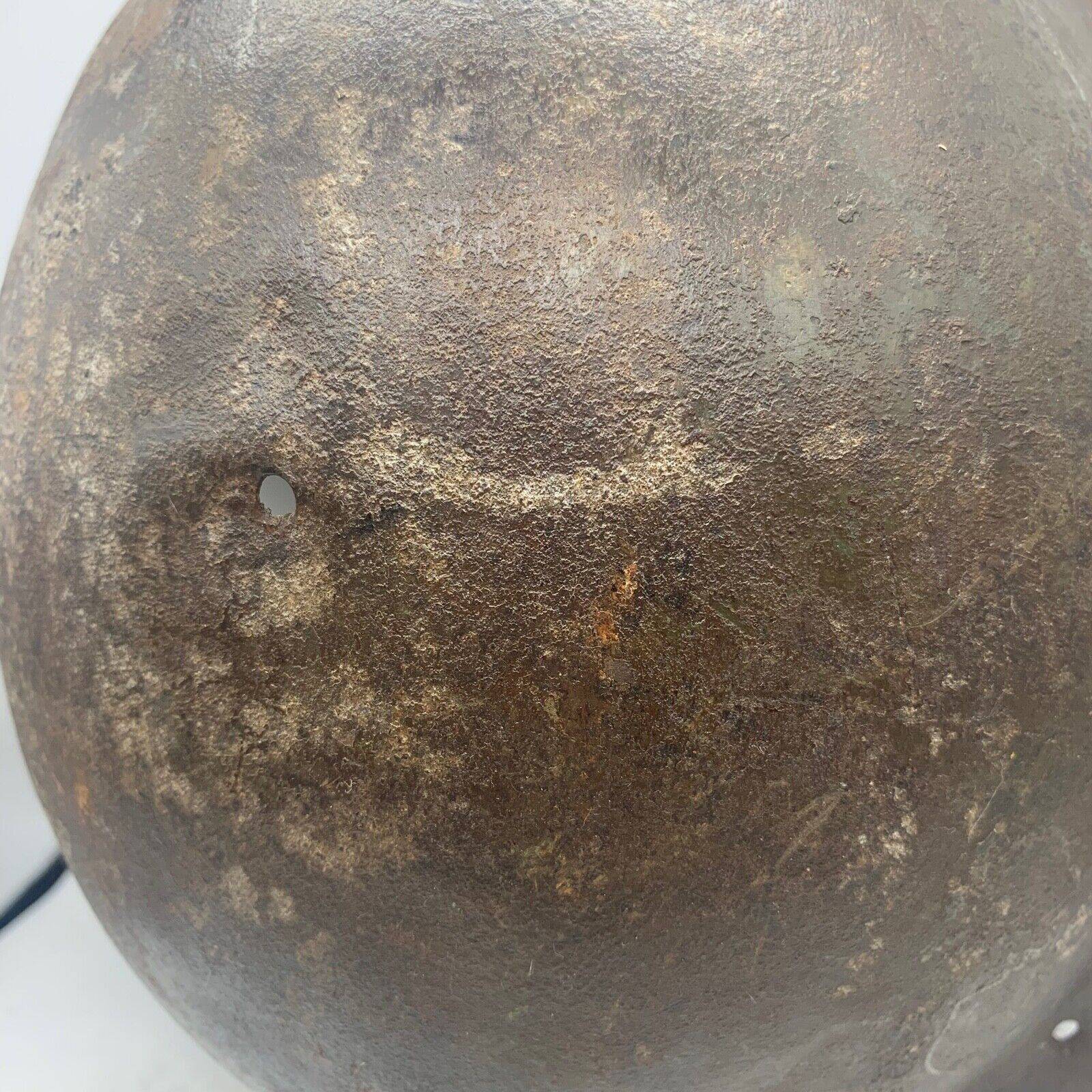 Original WW2 South African Army Mk2 Brodie Helmet - British Style Combat Helmet - The Militaria Shop