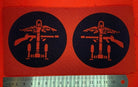 Pair of WW2 Style Printed Combine Operations Shoulder Badges - Reproduction - The Militaria Shop
