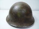 Original WW2 British / Canadian Army Mk3 High Rivet Turtle Army Combat Helmet - The Militaria Shop