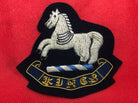 British Army Bullion Embroidered Blazer Badge - King's Regiment - The Militaria Shop