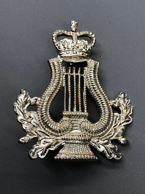 Genuine British Army Musicians / Bandsmans Cap Badge - The Militaria Shop