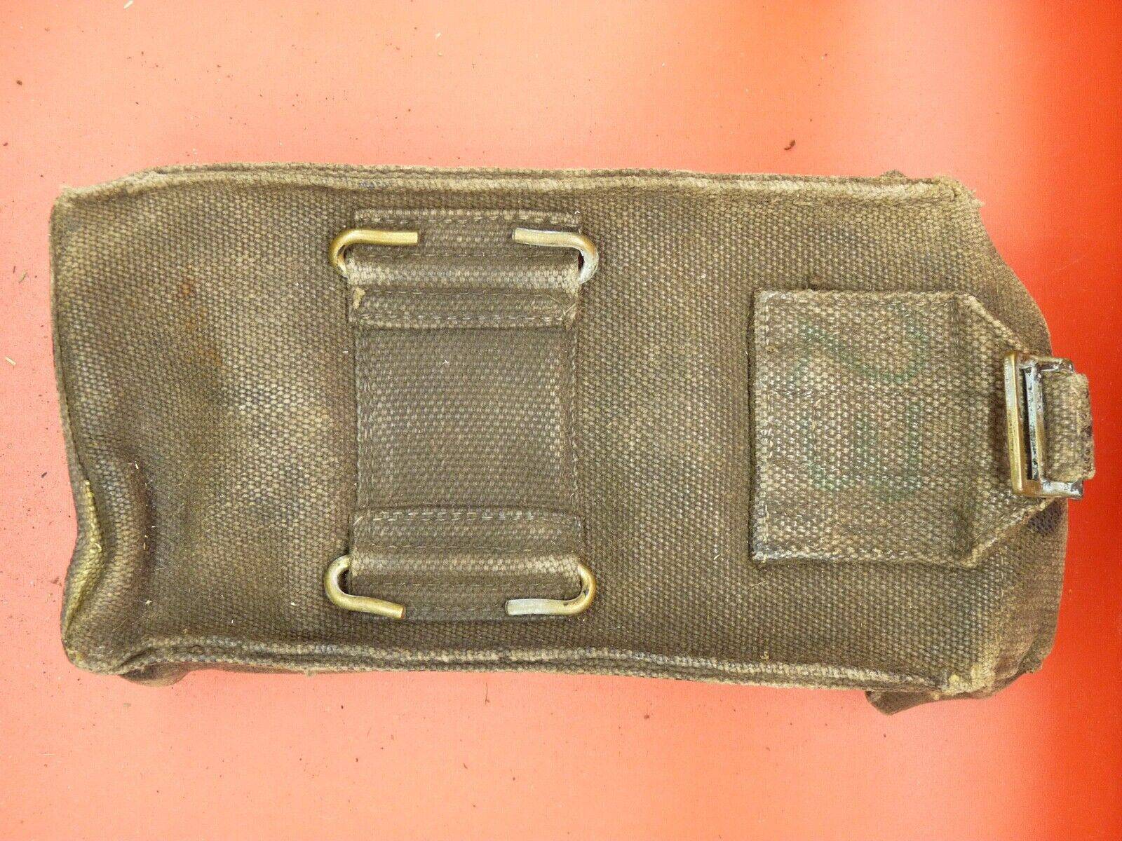 Original WW2 British Army 37 Pattern Bren Pouch - The Militaria Shop