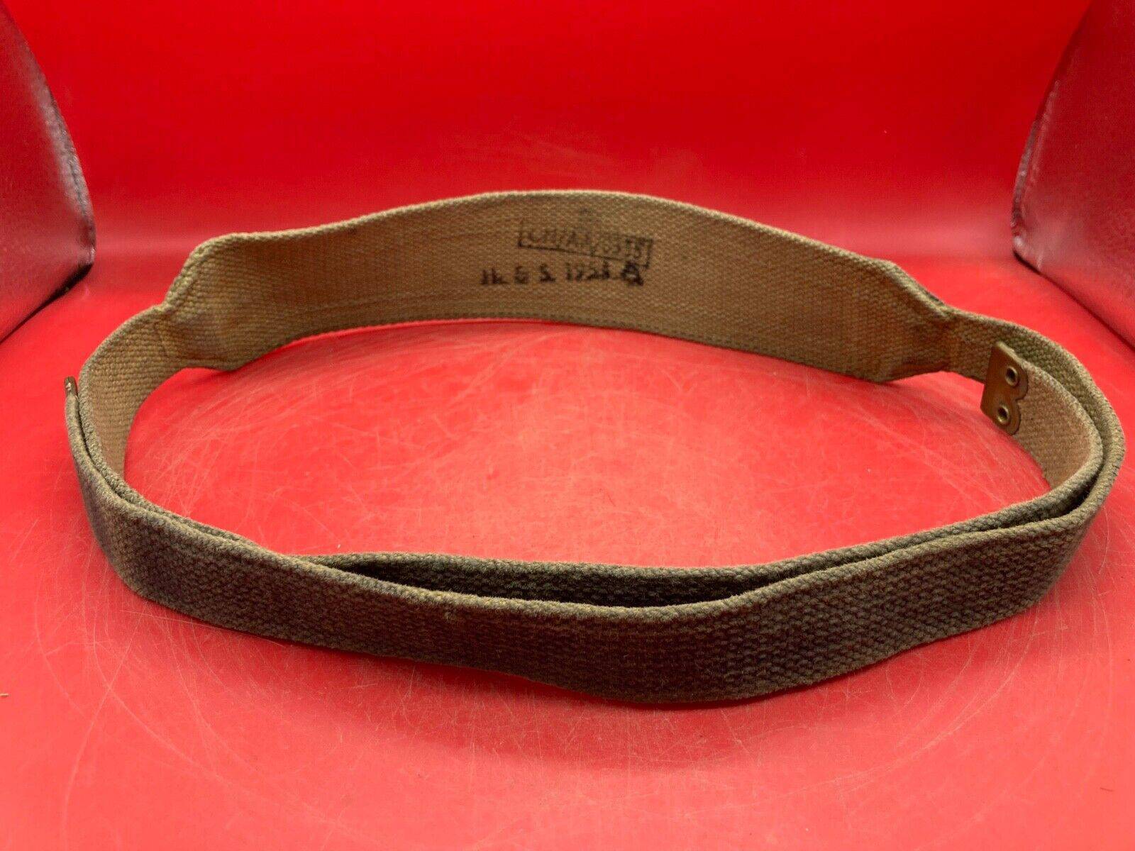Original British Army 37 Pattern Shoulder / Cross Strap - 1953 - WW2 Pattern - The Militaria Shop