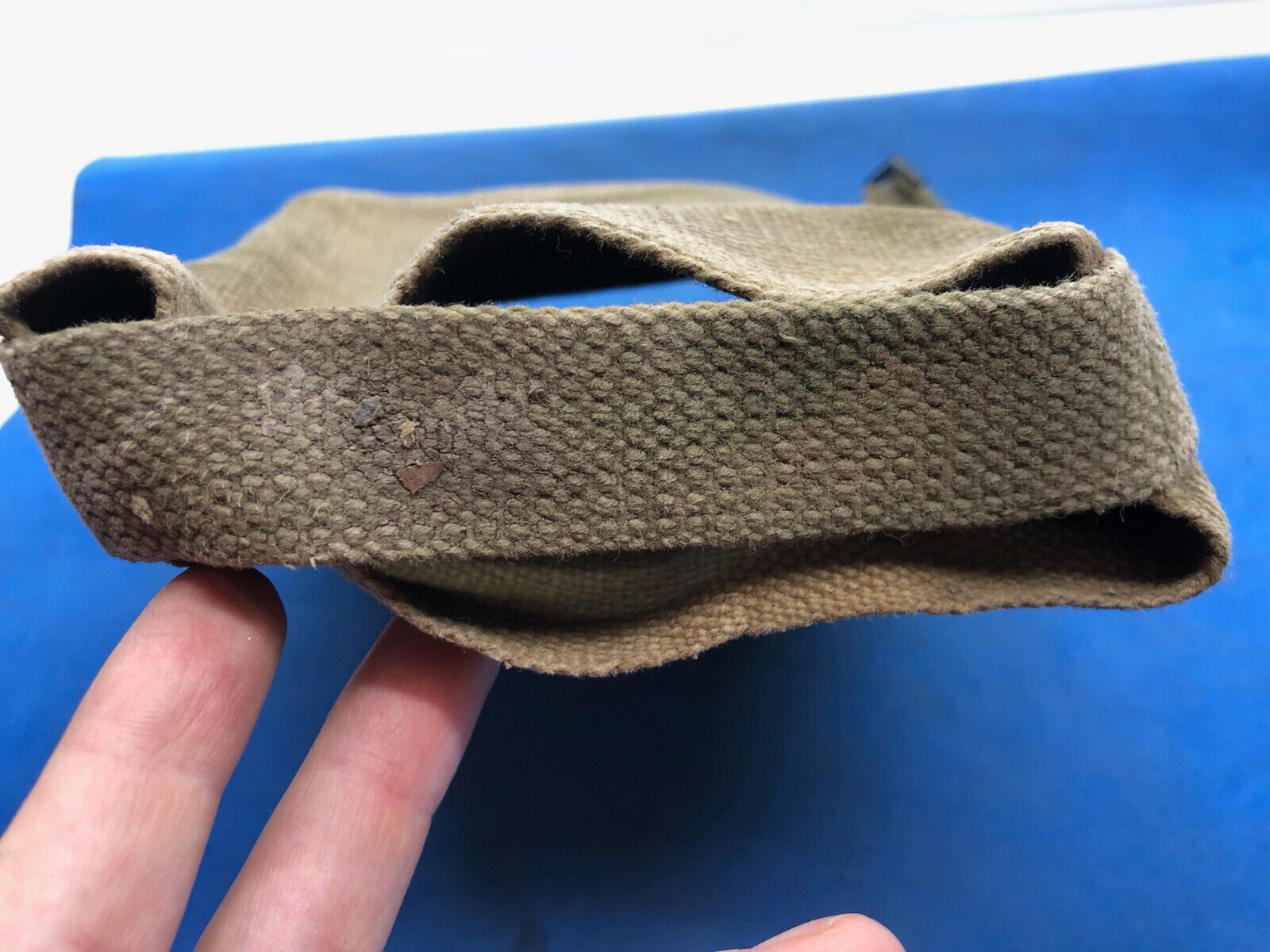 WW2 British Army 37 Pattern Webbing Water Bottle Carrier Harness - 1944 Dated - The Militaria Shop