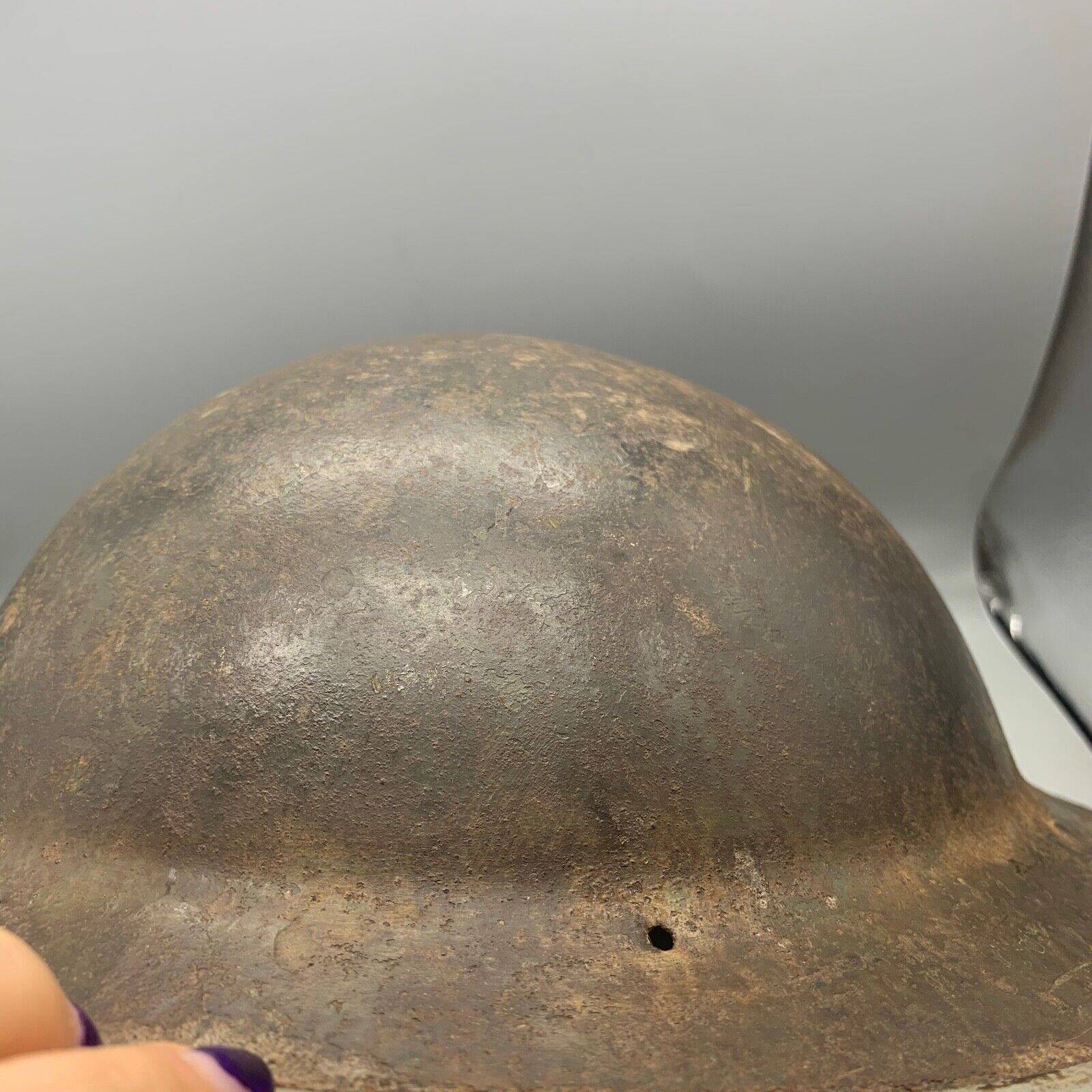 Original WW2 South African Army Mk2 Brodie Helmet - British Style Combat Helmet - The Militaria Shop