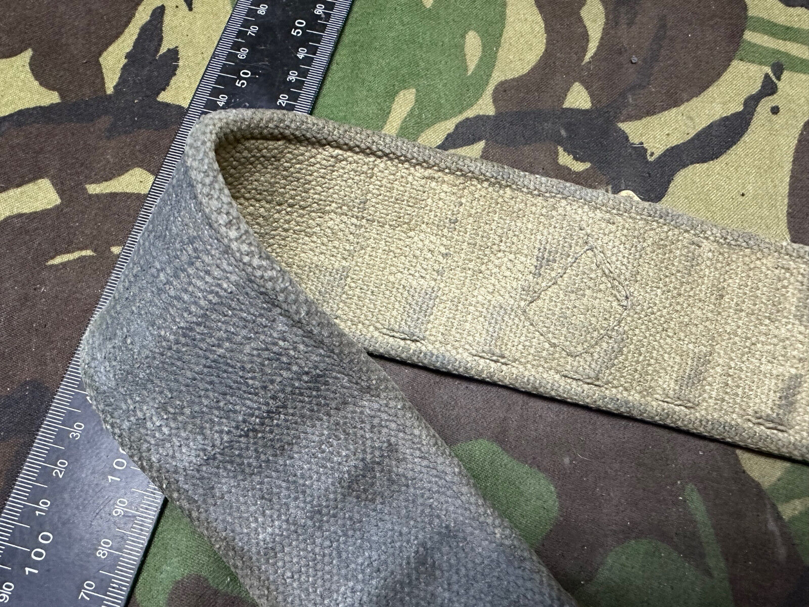 Original British Royal Air Force RAF Blue WW2 37 Pattern Belt - 38" Waist M - The Militaria Shop
