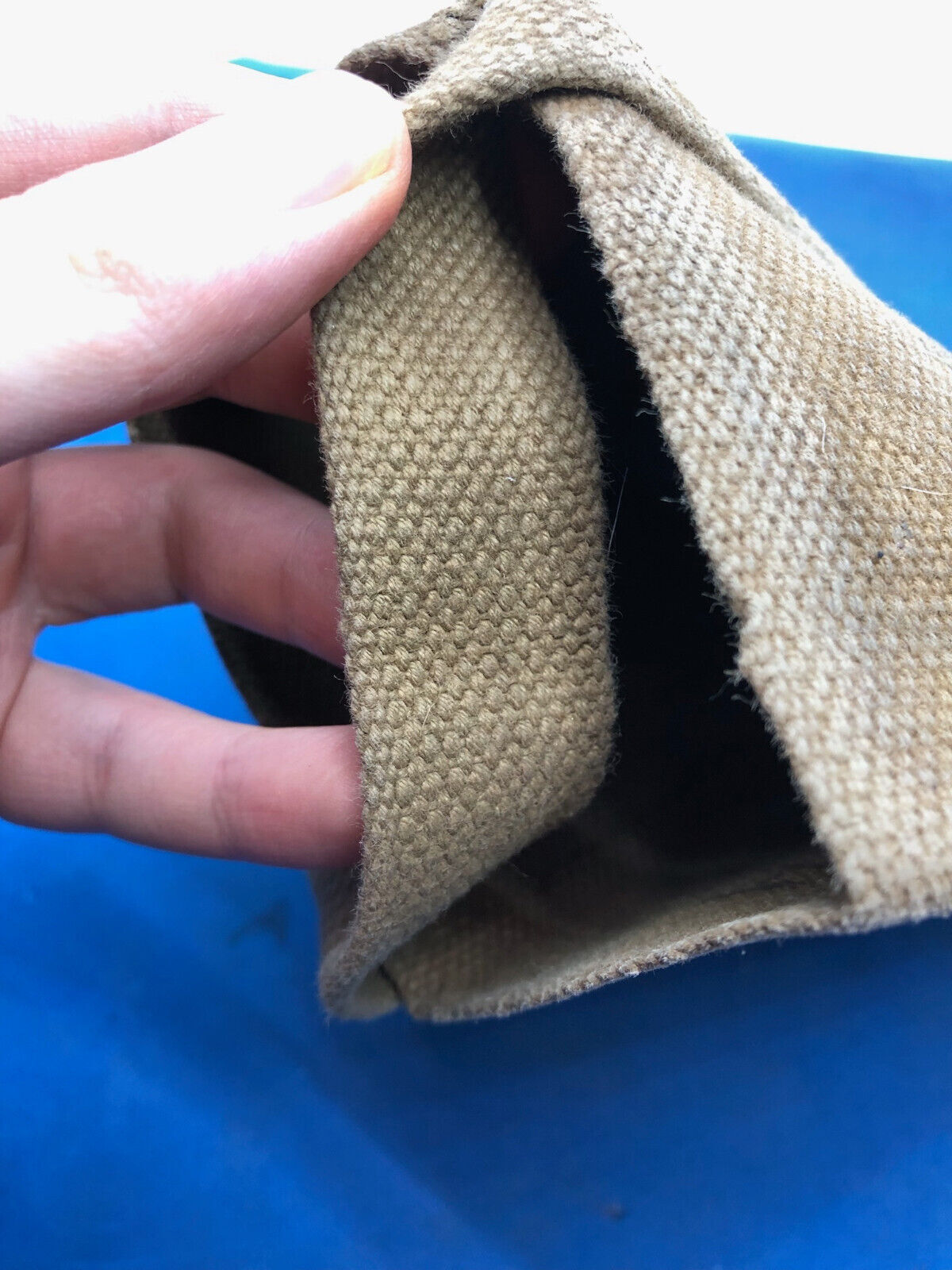 WW2 British Army 37 Pattern Webbing Water Bottle Carrier Harness - 1943 Dated - The Militaria Shop