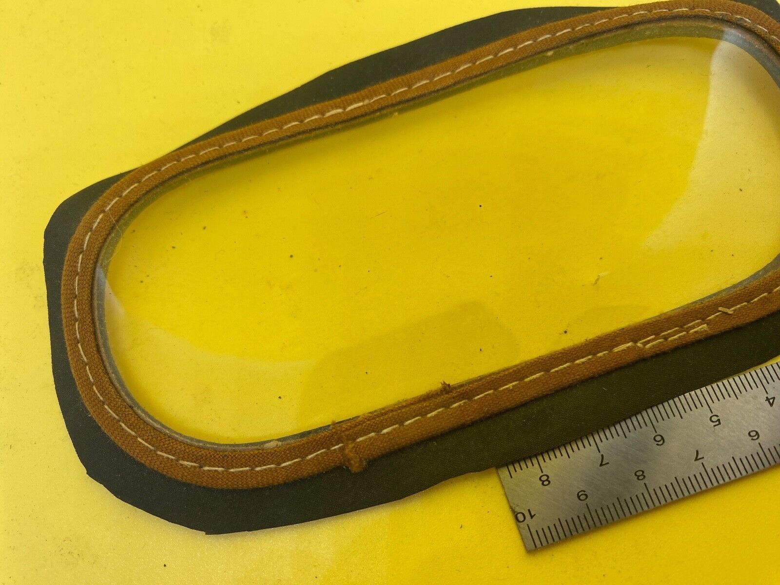 Original WW2 Civilian Gas Mask Face Panel - Useful Replacement - The Militaria Shop