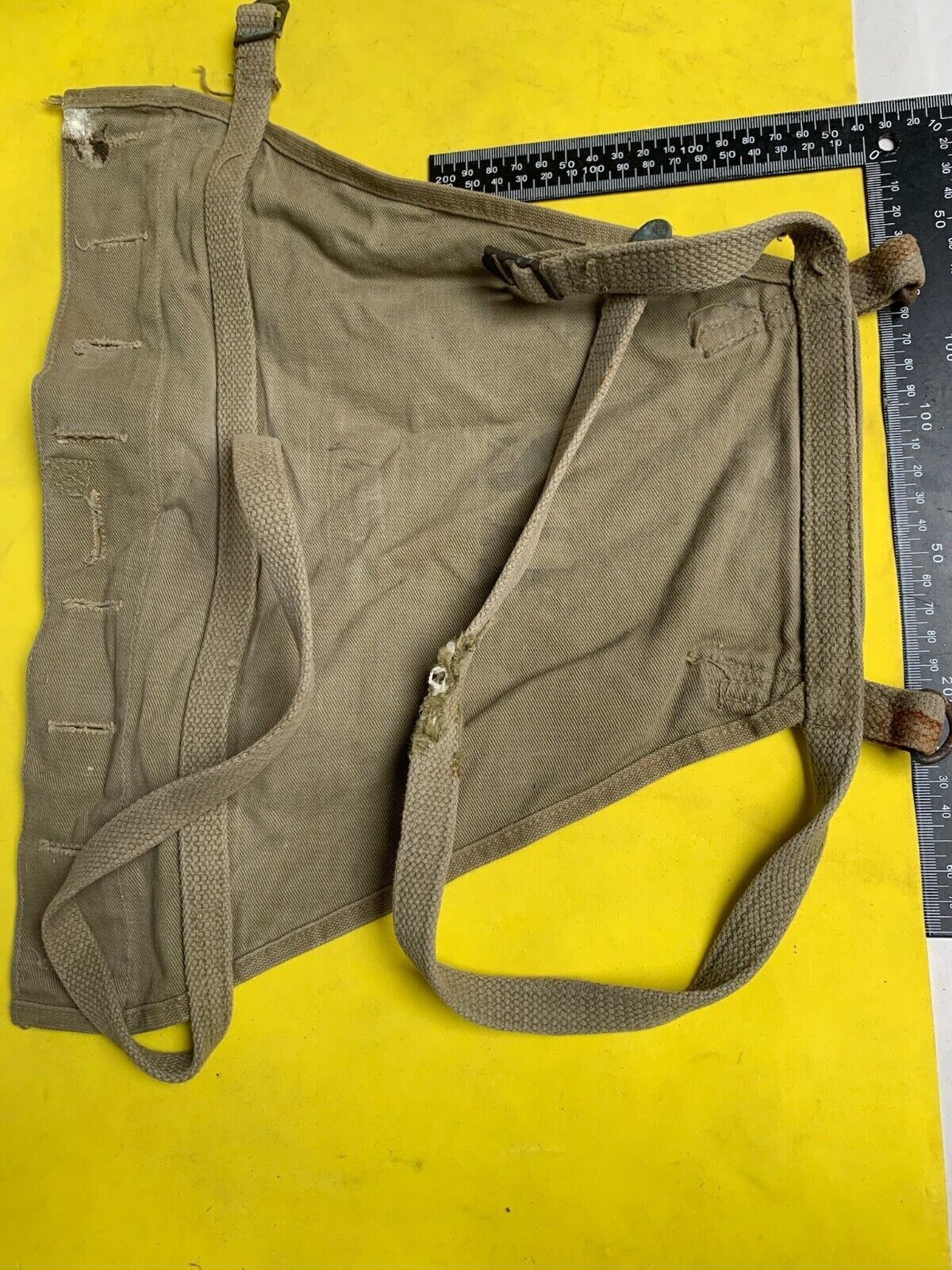 Original WW2 US Army M1928 Haversack Pack Tail - 1942 Dated - The Militaria Shop