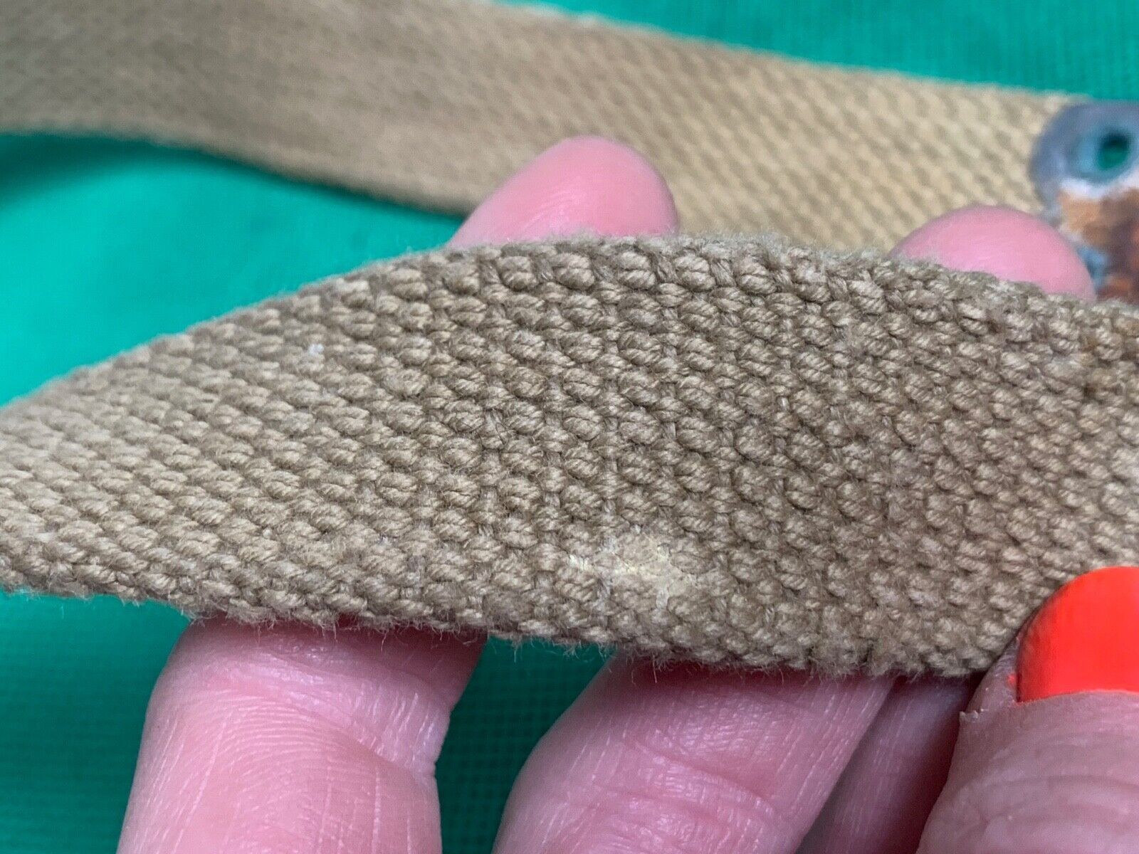 Original WW2 British Army 37 Pattern Shoulder Strap - NORMAL - M&S 1945 - The Militaria Shop