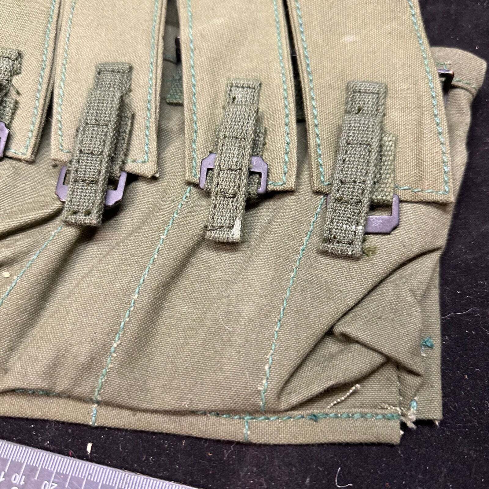 Original Australian Vietnam Era F1 Sterling SMG Mag Pouch New Old Stock Unissued - The Militaria Shop