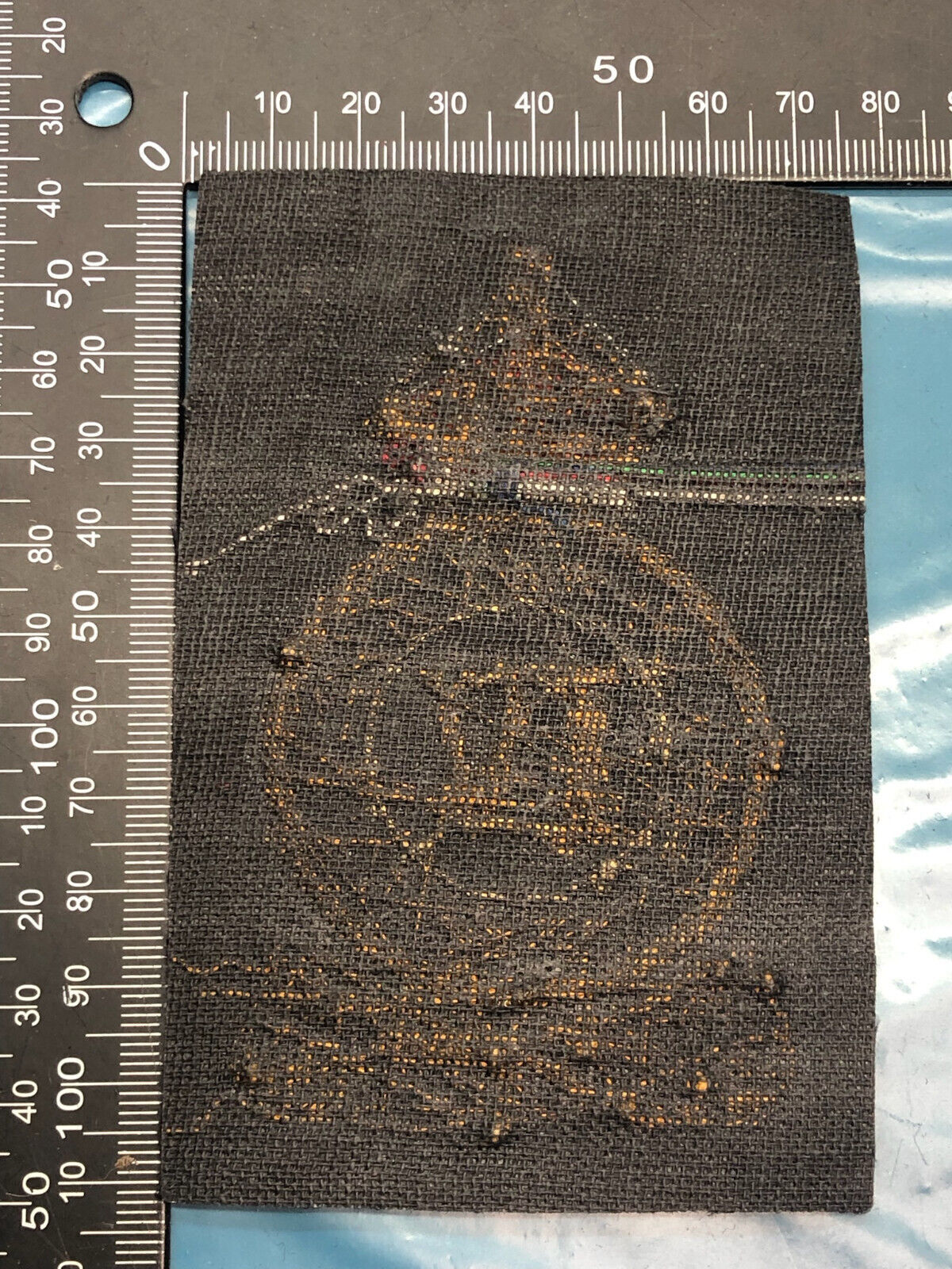 British Army Bullion Embroidered Blazer Badge - 4th Queen's Own Hussars - The Militaria Shop