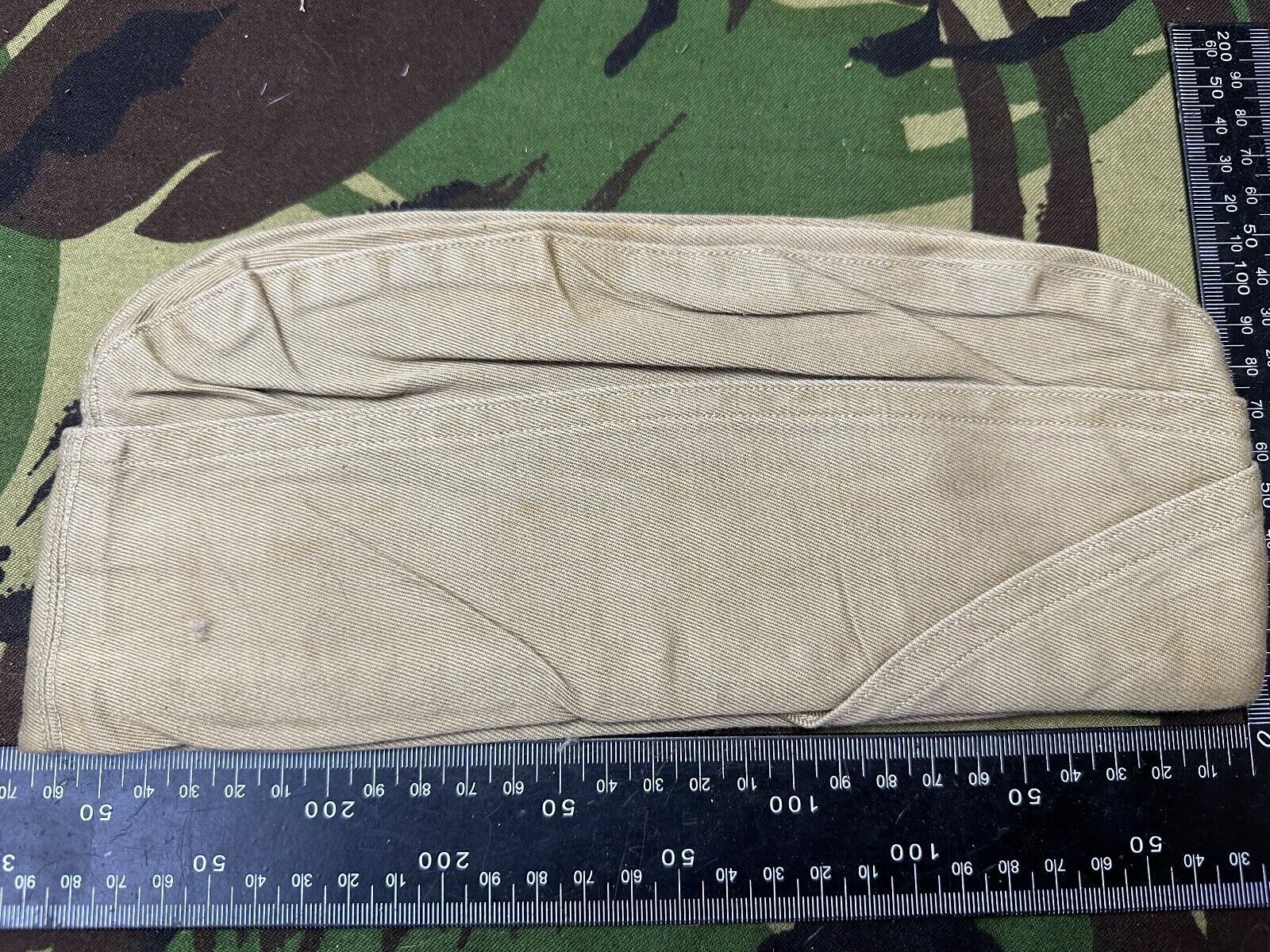 Original WW2 US Army Garrison Side Cap Hat - Old Stock - Combat Servicable - The Militaria Shop