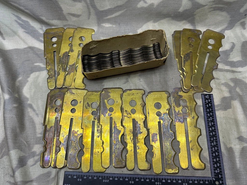 Orignal British Army Brass Button Cleaning Stick from Original Issue Box - The Militaria Shop