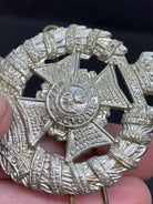 Original WW2 British Army Prince Consorts Own Brass Cap Badge - The Militaria Shop