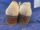 Original WW2 British Army Women's White Summer Shoes - ATS WAAF - Size 245s - The Militaria Shop