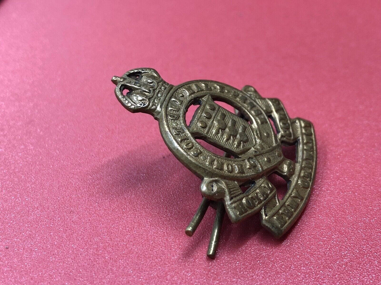 Original WW2 British Army Cap Badge - RAOC Royal Army Ordinance Corps - The Militaria Shop