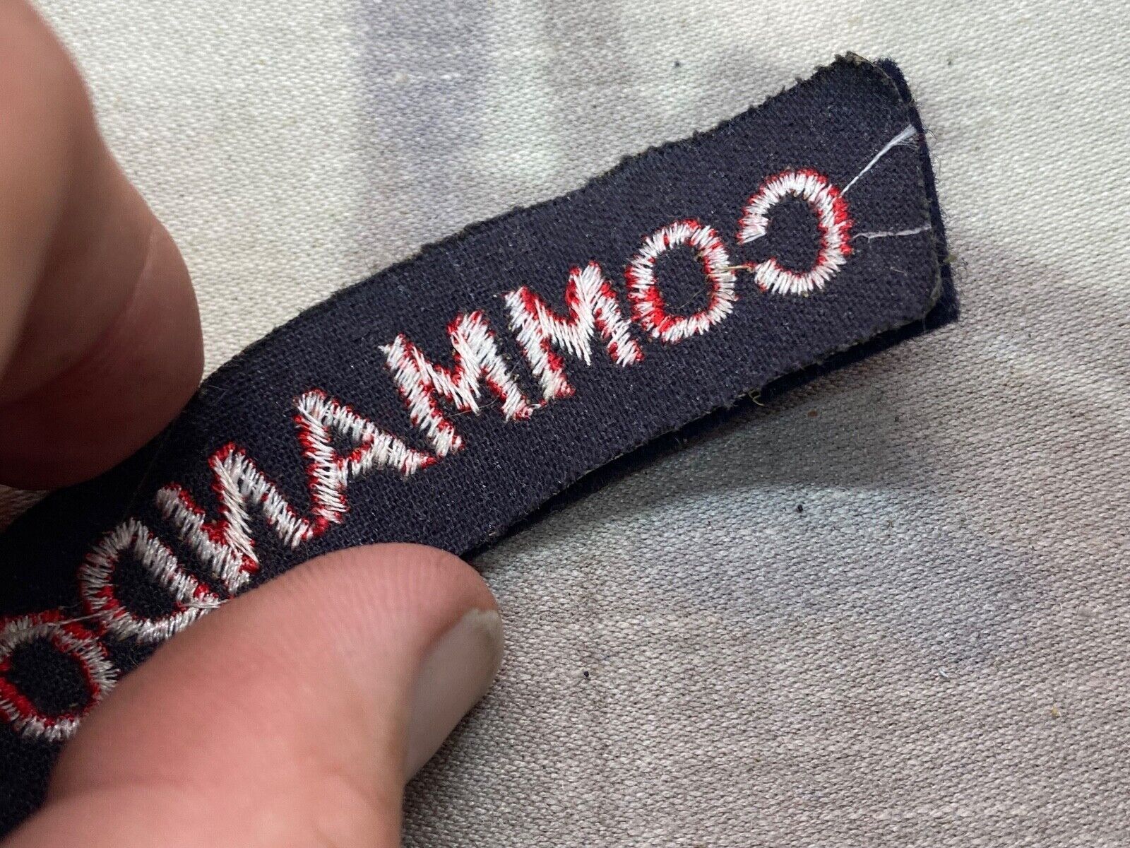 British Army - Commando D Regiment Shoulder Title - Reproduction - The Militaria Shop