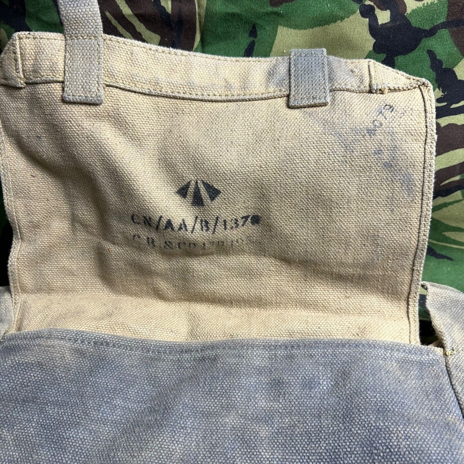 British Army / RAF 37 Pattern Large Pack - WW2 Pattern -Used Condition Original - The Militaria Shop