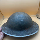 Original WW2 South African Army Mk2 Brodie Helmet - British Style Combat Helmet - The Militaria Shop