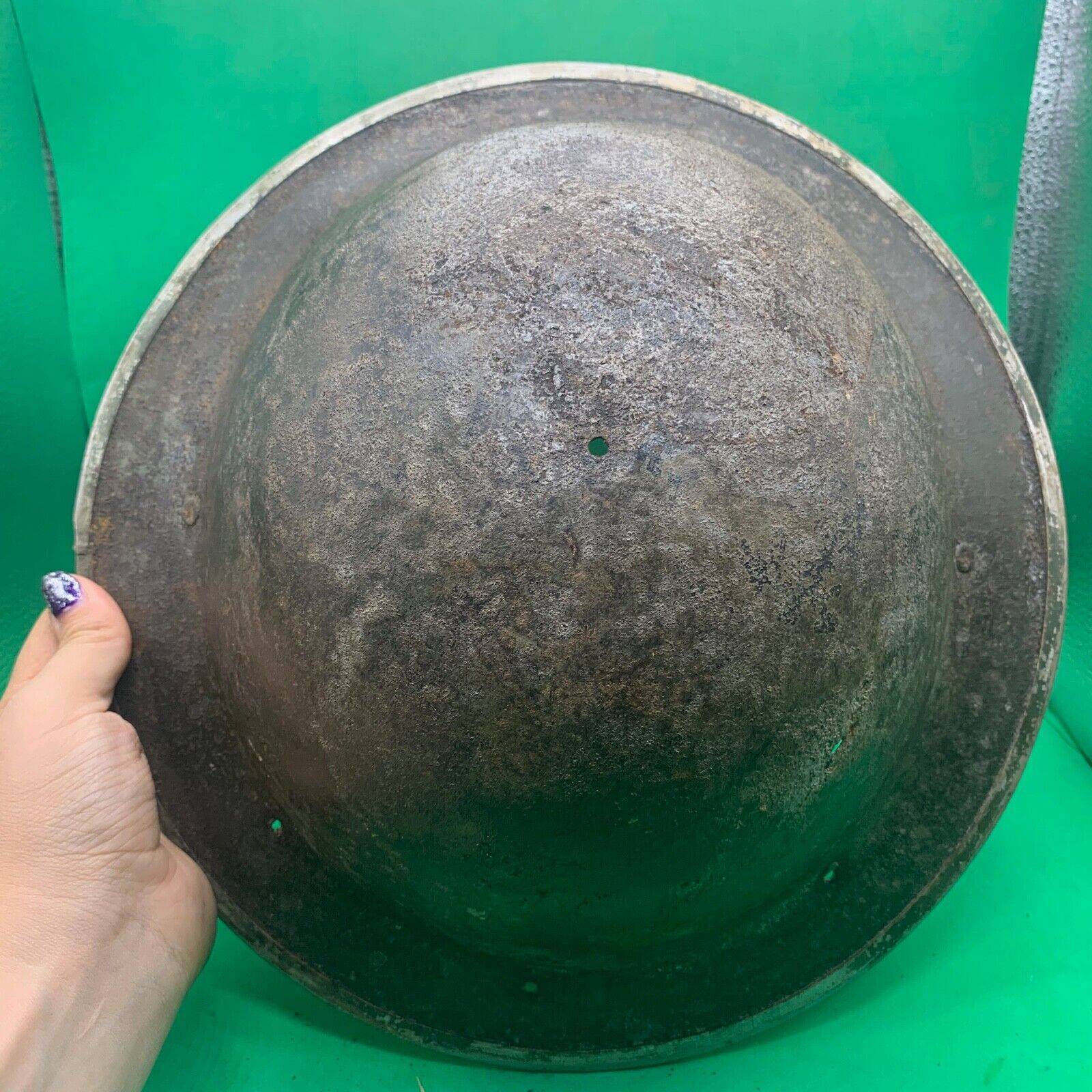 Original WW2 South African Army Mk2 Brodie Helmet - British Style Combat Helmet - The Militaria Shop