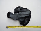 Black Leather Pistol Holster Belt Mounted - De Santis - 001-B3 - The Militaria Shop