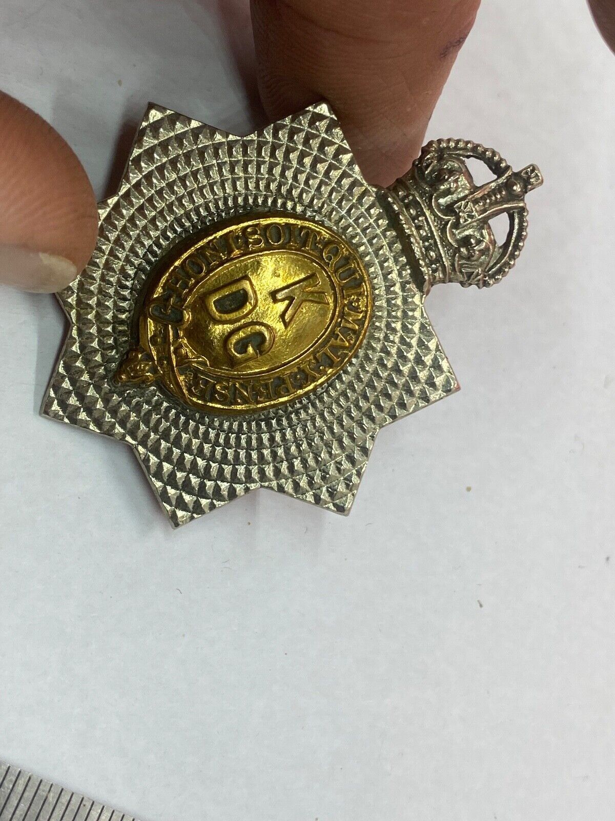 British Army - King's Dragoon Guards Regiment Cap Badge - The Militaria Shop