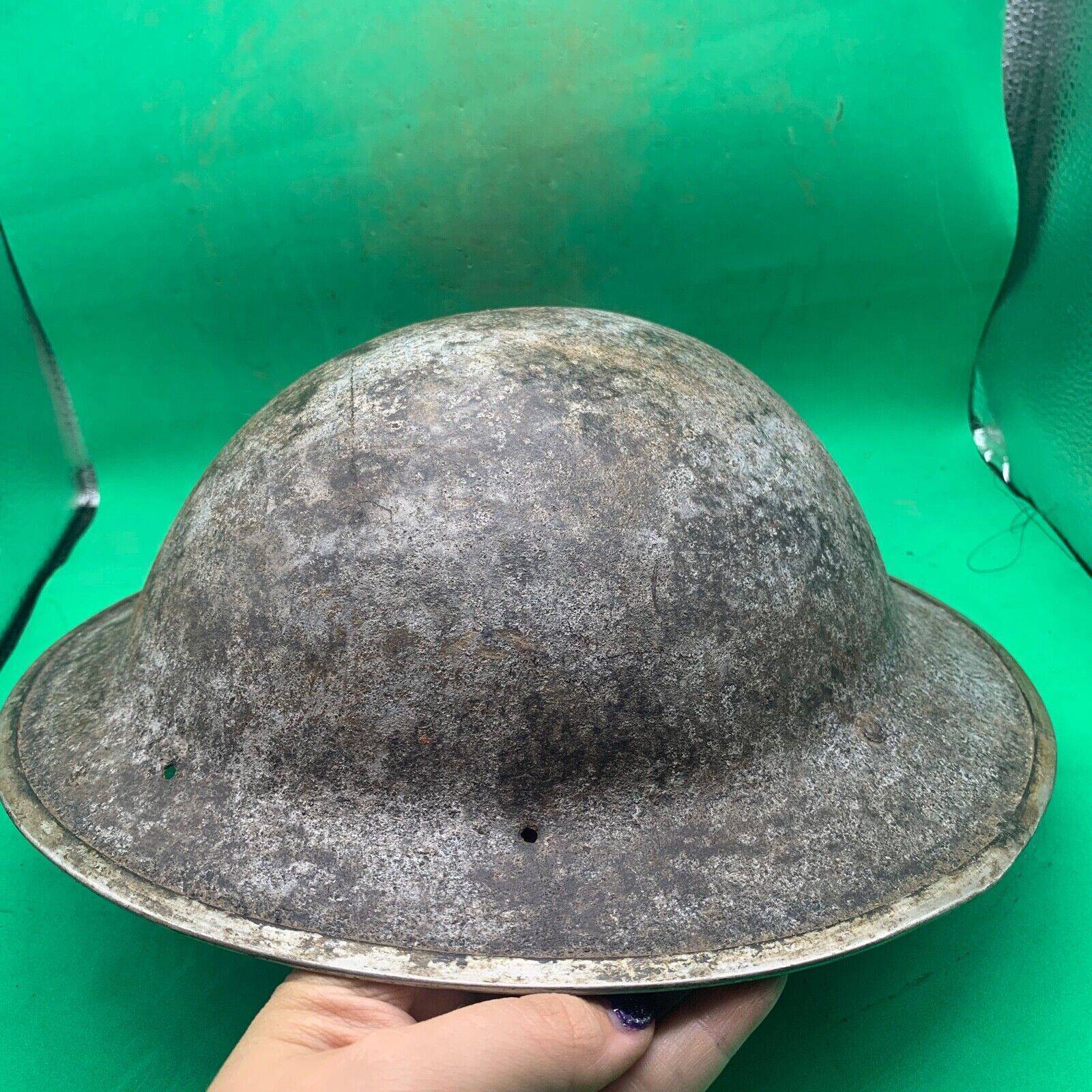 Original WW2 South African Army Mk2 Brodie Helmet - British Style Combat Helmet - The Militaria Shop