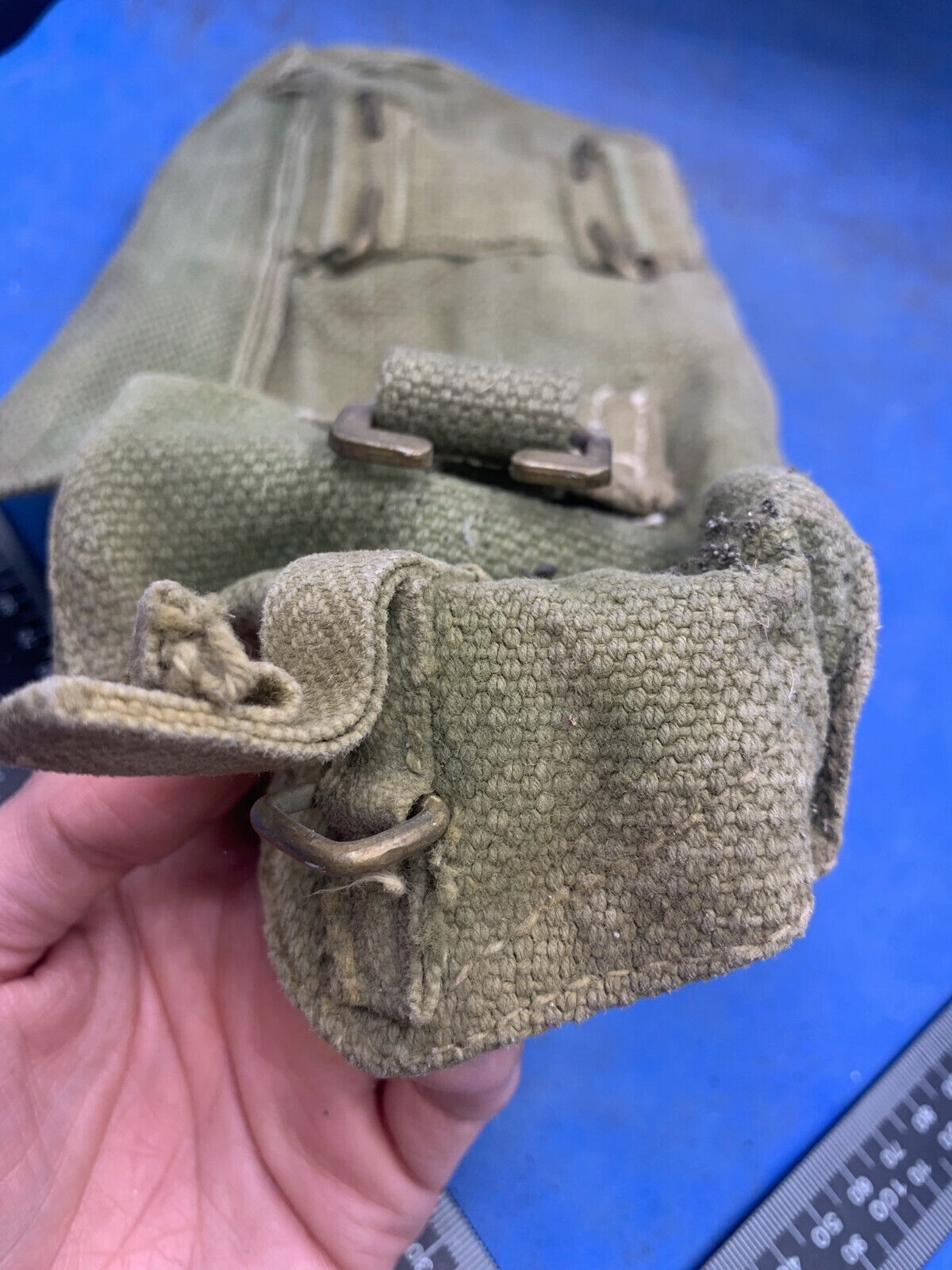Original British Army 37 Pattern Webbing Bren Pouch WW2 Pattern - The Militaria Shop
