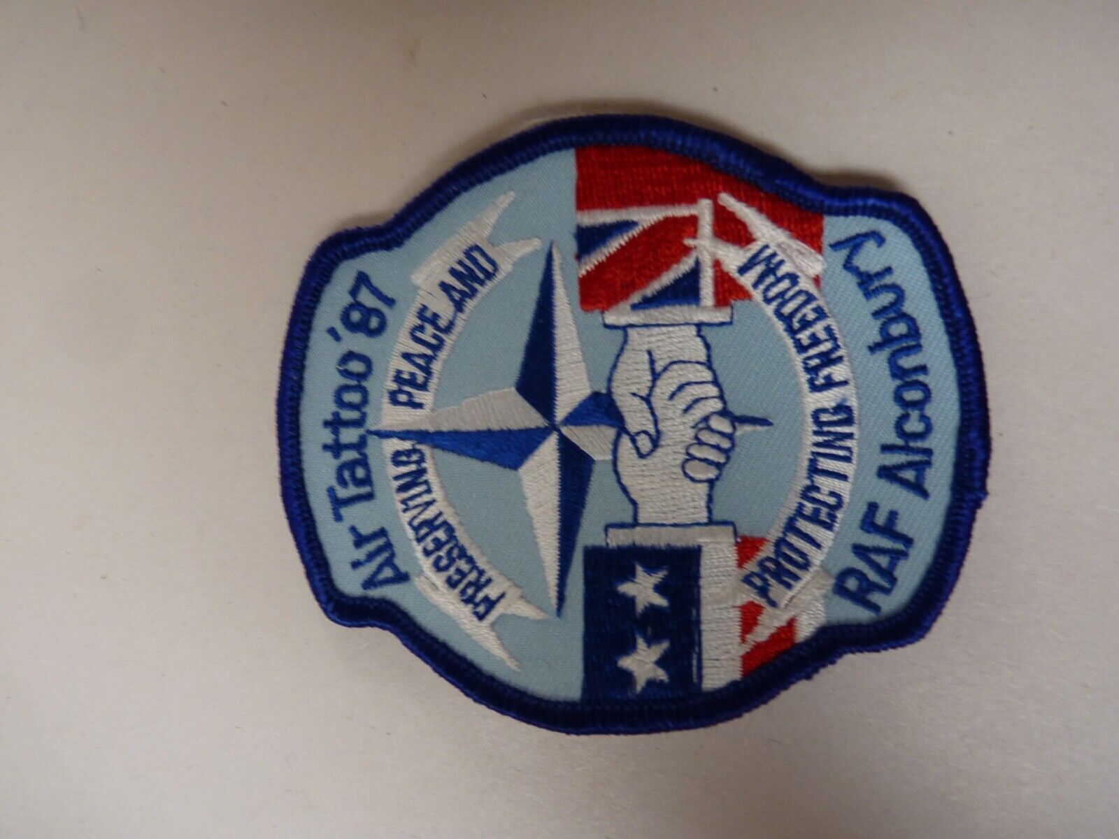 RAF ALCONBURY Air Tattoo 87 fighter pilots patch - military jacket patch - The Militaria Shop