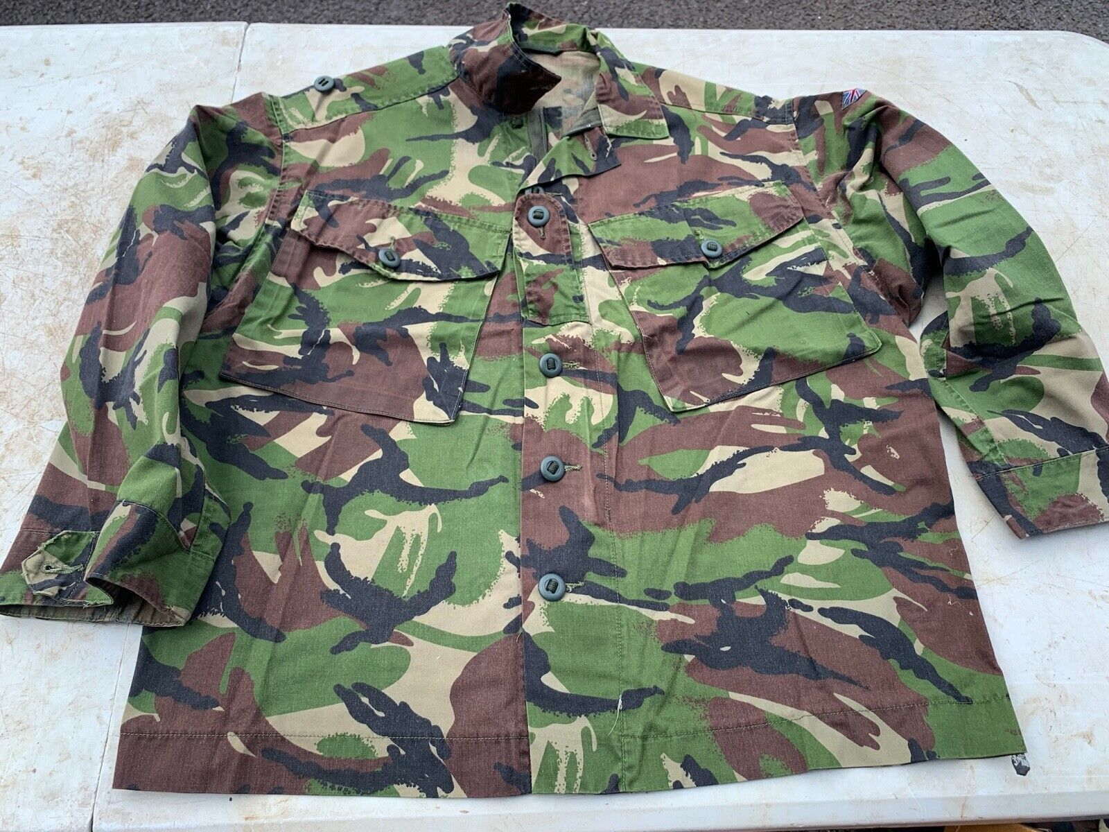 Genuine British Army DPM Woodland Combat Jacket - Size 160/104 - The Militaria Shop
