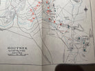 Original Boer War / British Army / Planning Map. The Battle of HOUTNEK 1900. - The Militaria Shop
