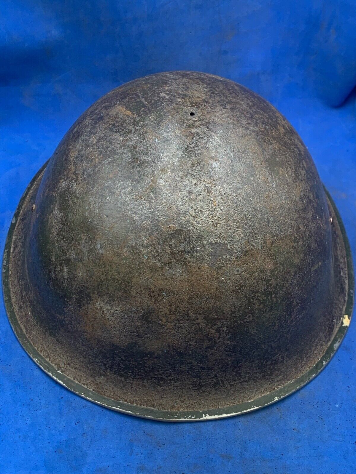 Original WW2 British Army / Canadian Army Mk3 Turtle Combat Helmet - FD - The Militaria Shop
