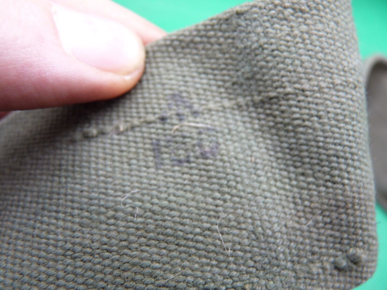 Original WW2 British Army 44 Pattern Equipment Strap - 1945 Dated - The Militaria Shop