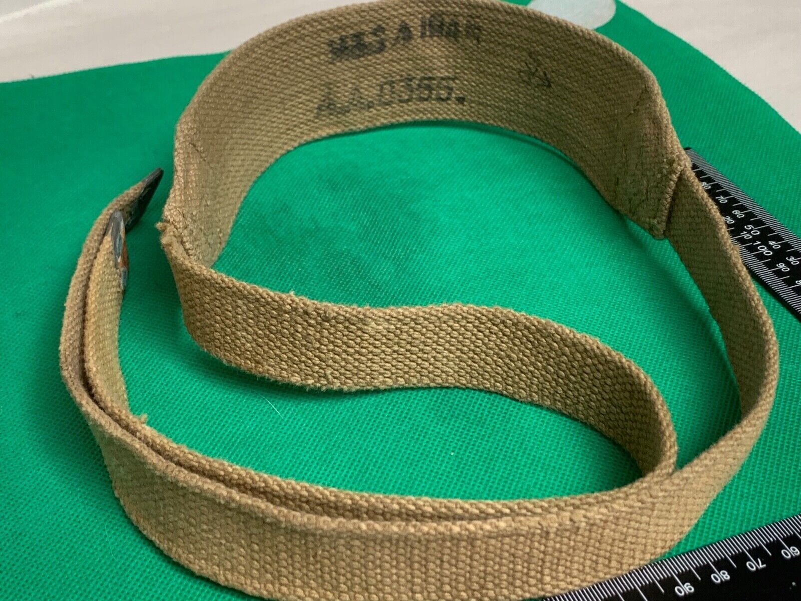 Original WW2 British Army 37 Pattern Shoulder Strap - NORMAL - M&S 1945 - The Militaria Shop