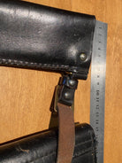 Soviet Russian Navy Officer Makarov PM Holster, + cleaning rod in black leather - The Militaria Shop
