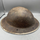 Original WW2 South African Army Mk2 Brodie Helmet - British Style Combat Helmet - The Militaria Shop