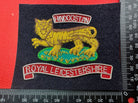 British Army Bullion Embroidered Blazer Badge - Royal Leicestershire Hindoostan - The Militaria Shop