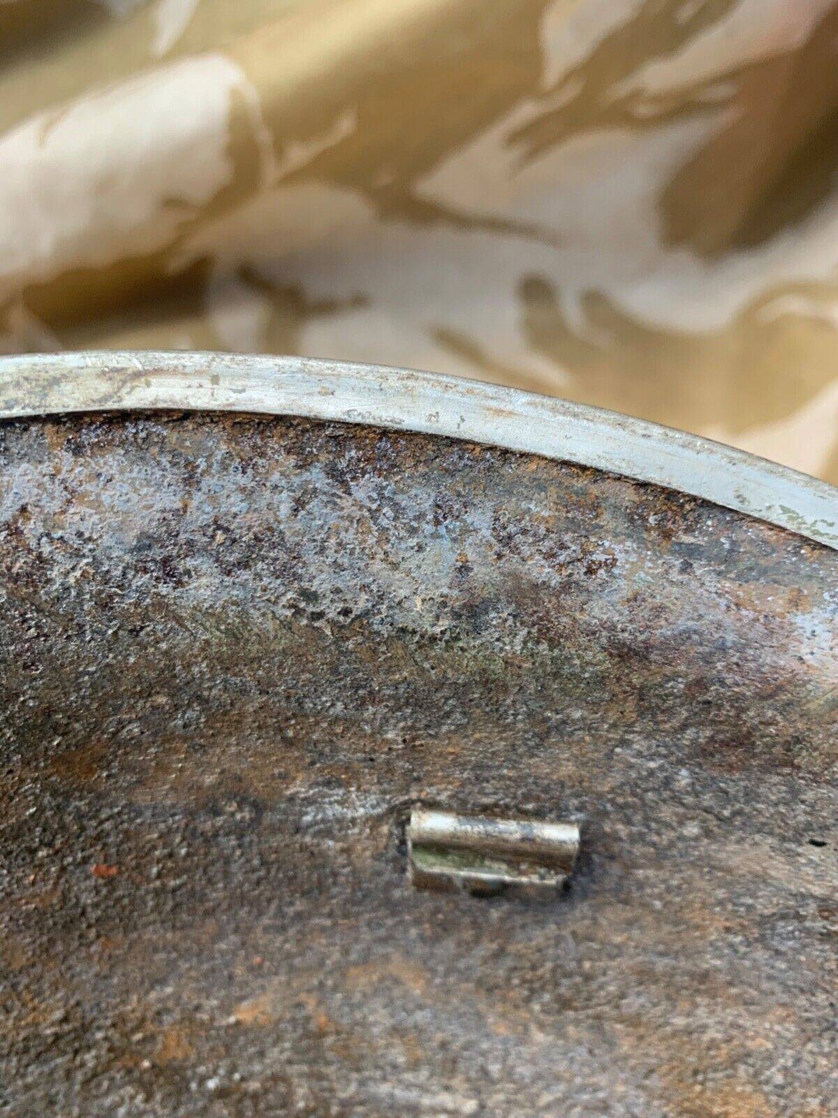 WW2 Mk3 High Rivet Turtle - British / Canadian Army Helmet - Nice Original - The Militaria Shop